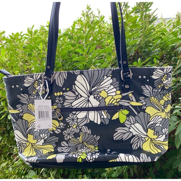 Sakroots Metro Tote Bag Floral Durable Purse Coated Canvas NWT Artist Circle - Picture 1 of 16